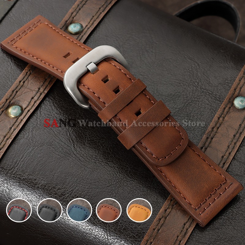 Luxury Watch Engraving - Винтажный кожаный ремешок для часов 28