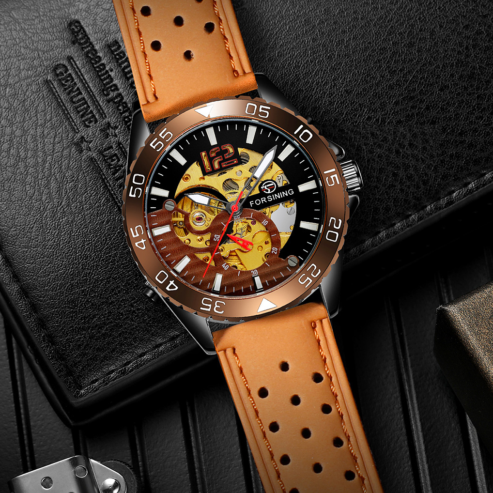 Luxury Watch La - Часы наручные FORSINING Мужские механические, Оригинальные