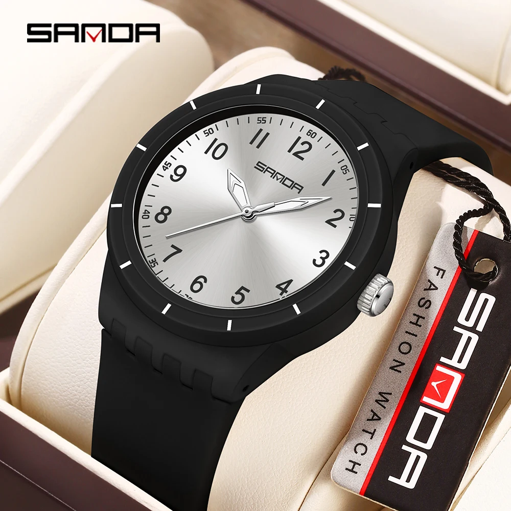 Luxury Watch Shop - SANDA 9075, легкие женские кварцевые часы,