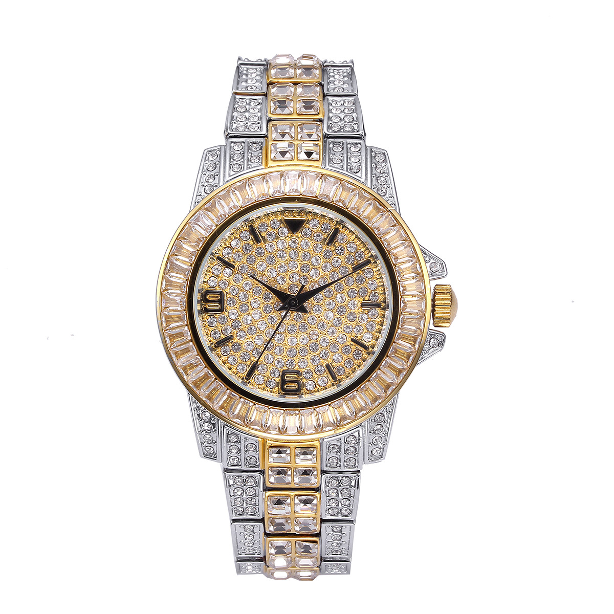 Luxury Watch Women - Элитные кварцевые часы с камнями для
