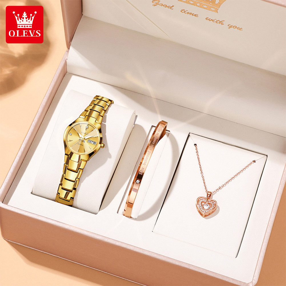 Luxury Watch Women - OLEVS женские часы 8697, роскошные элегантные