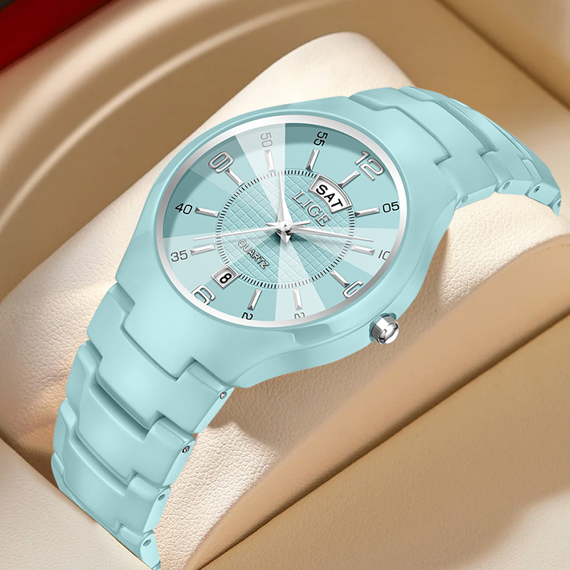 Luxury Watch Women - LIGE Роскошные элегантные кварцевые женские часы,