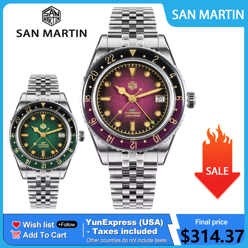 Luxury Watch La - Новые мужские часы San Martin SN0134G