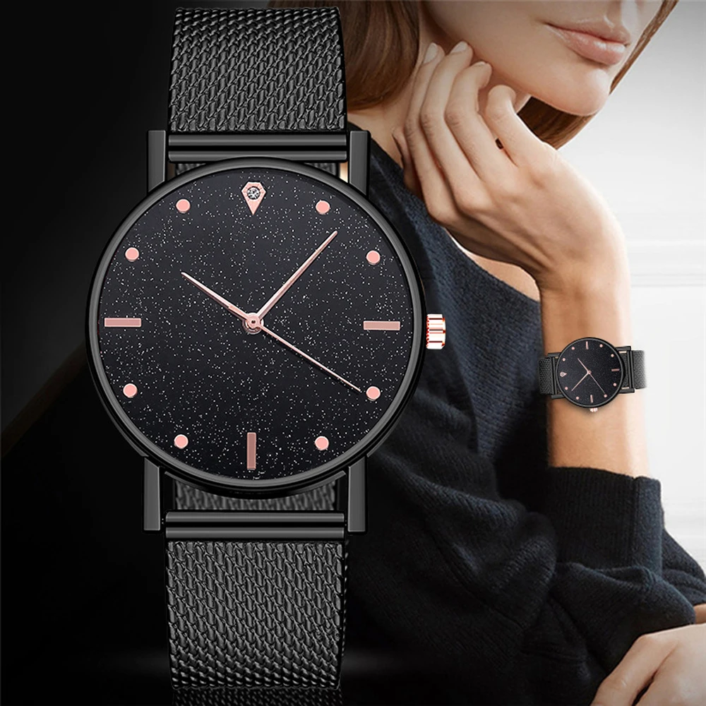 Luxury Watch Gold And Black - 2025 новые простые женские часы с