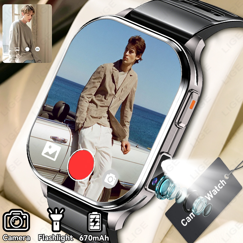 Luxury Watch Photo - Умные часы LIGE с камерой для