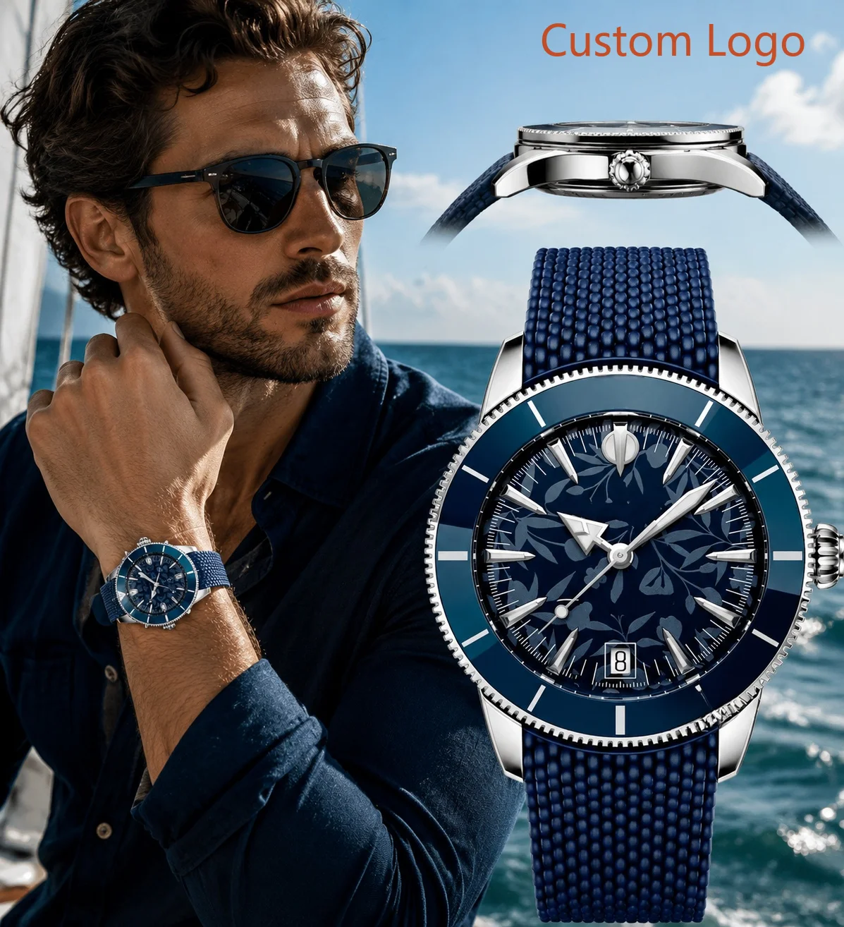 Luxury Watch Unique - Мужские автоматические часы для дайвинга 46