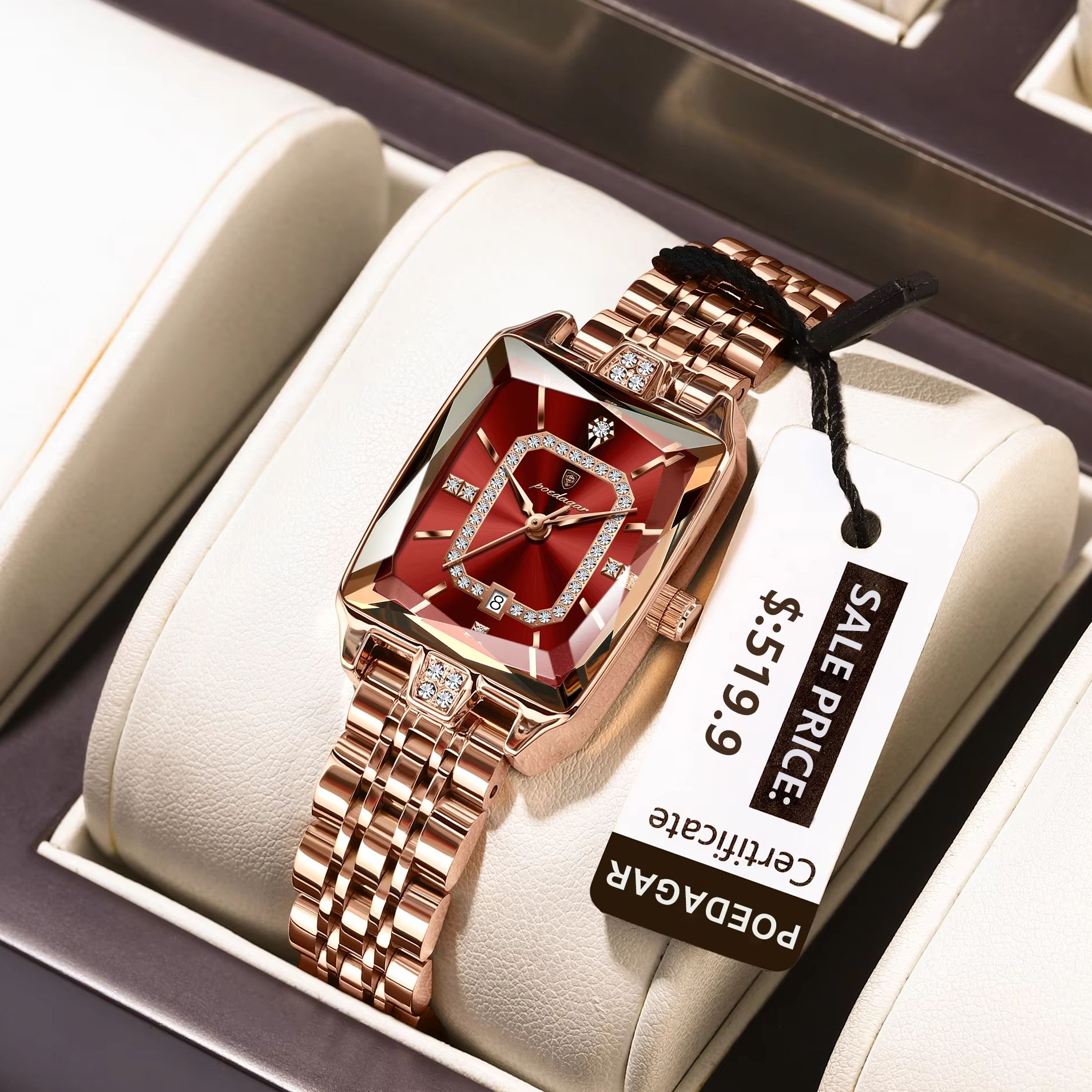 Luxury Watch Ladies - POEDAGAR модные элегантные женские наручные часы