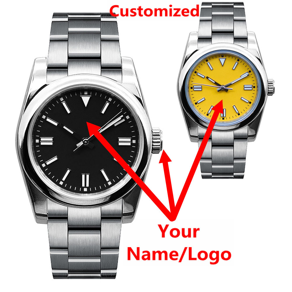 Luxury Watch Logos - Мужские часы с индивидуальным логотипом, сапфировым