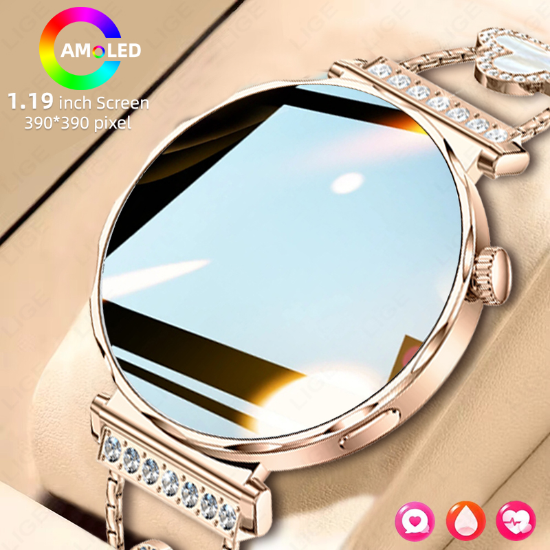 Luxury Watch On Wrist - LIGE Роскошные Смарт-часы для женщин AMOLED
