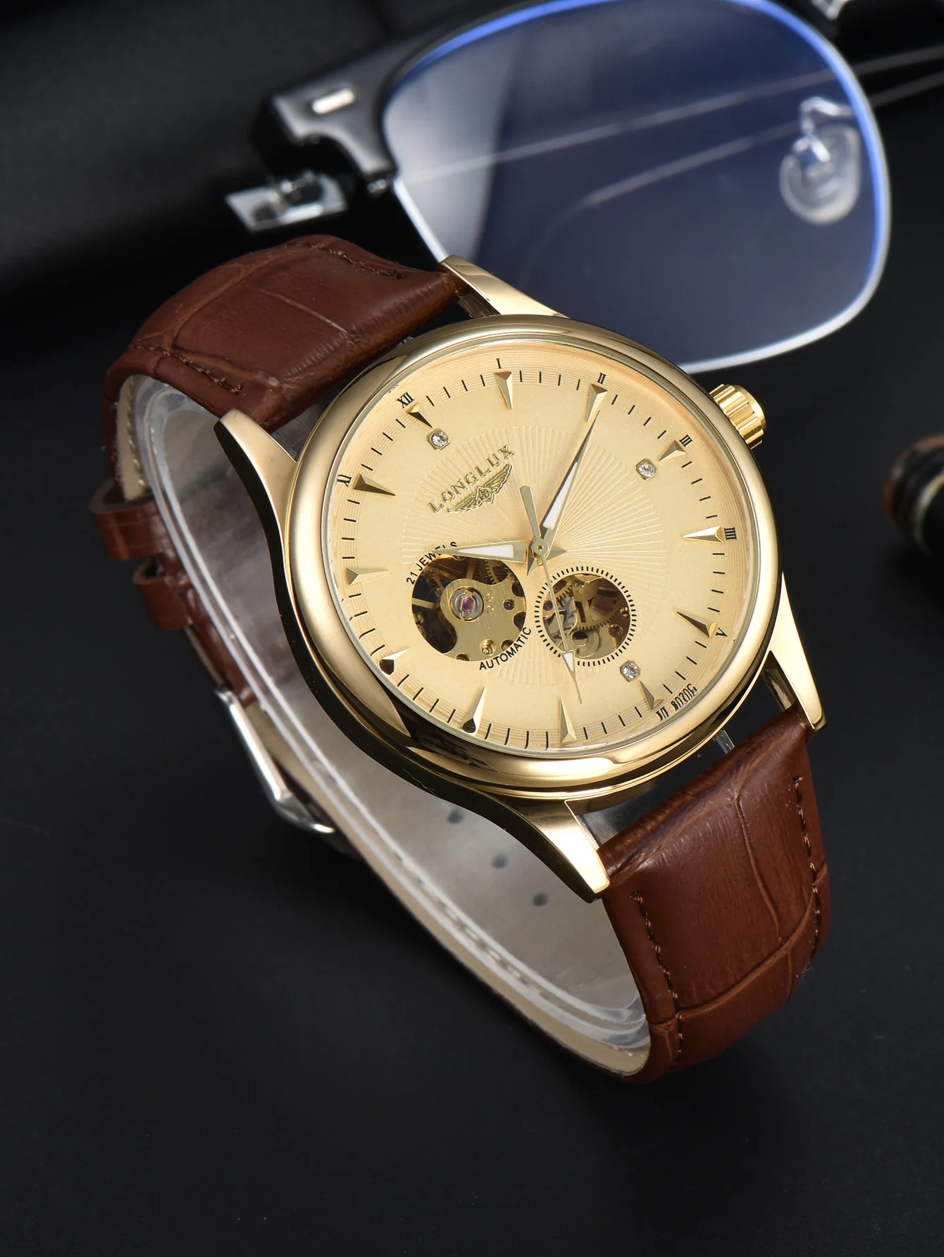 Luxury Watch On Sale - Мужские автоматические часы LONGLUX: элегантный дизайн,