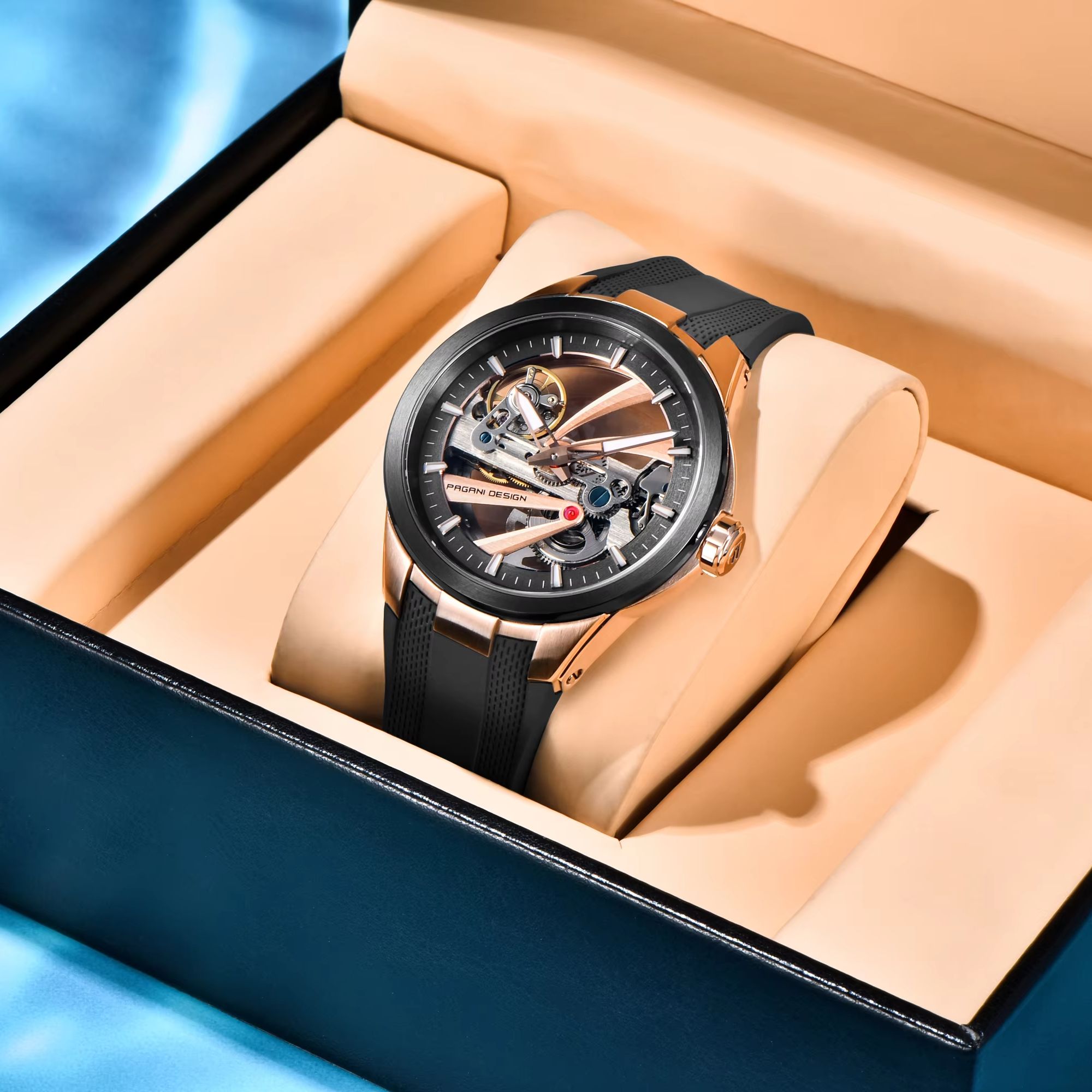 Механические часы PAGANI DESIG – обзор и цена Luxury Watch Gold And Black