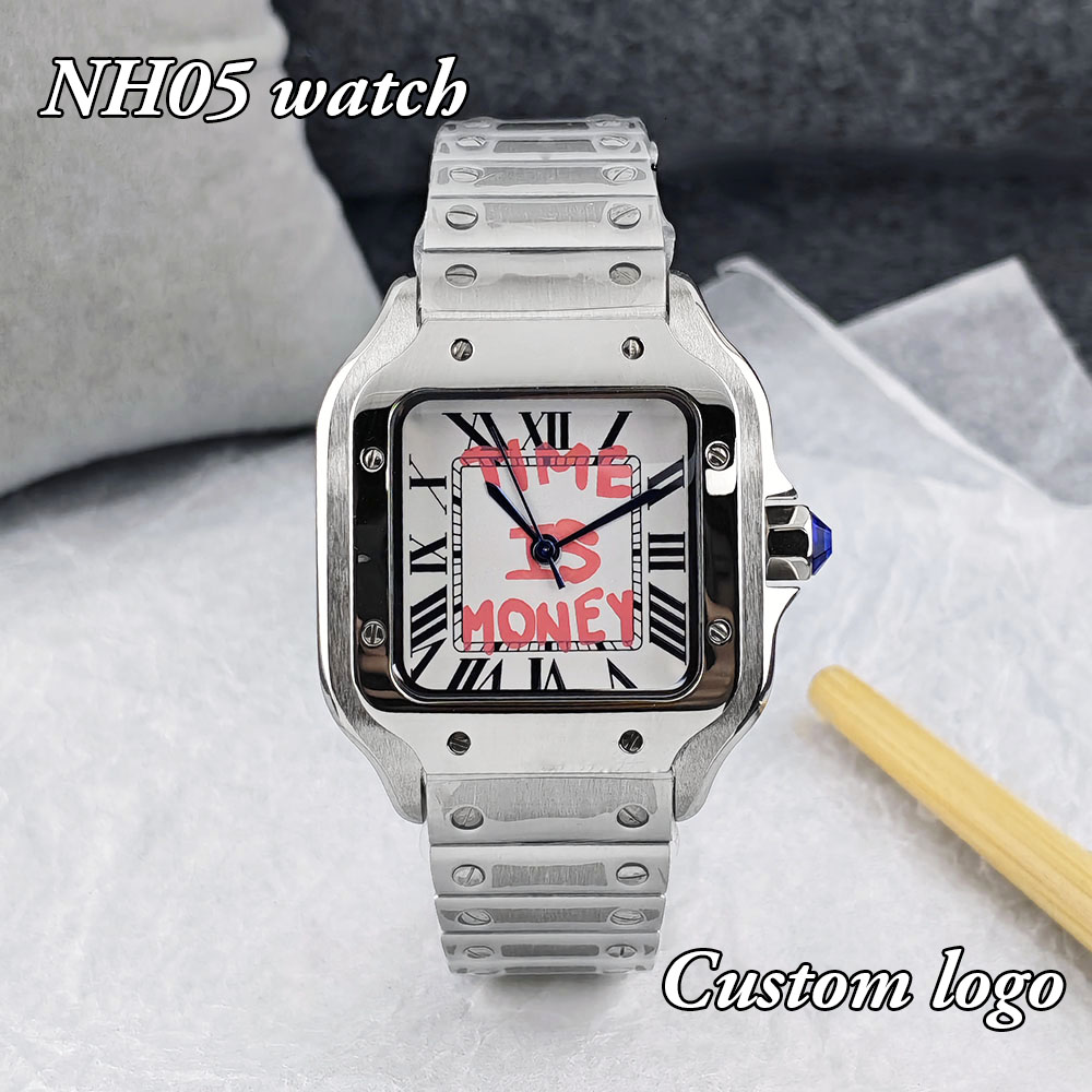 Новые квадратные часы NH05, ча – обзор и цена Luxury Watch Logos