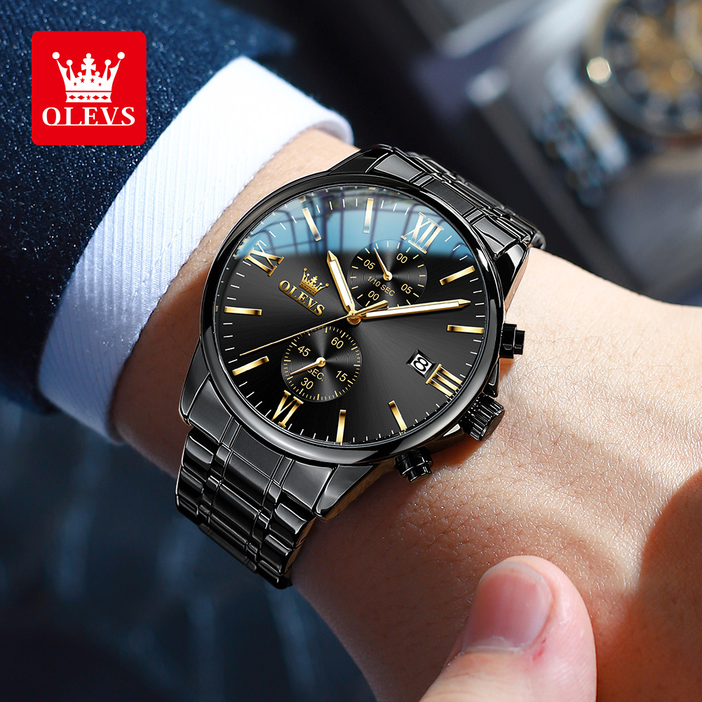 OLEVS 2886 Классические черные – обзор и цена Luxury Watch Name