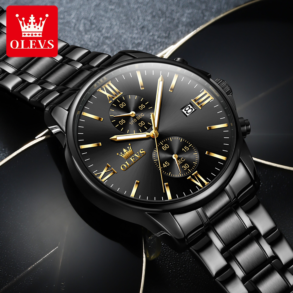 OLEVS 2886 Классические черные – обзор и цена Luxury Watch Name