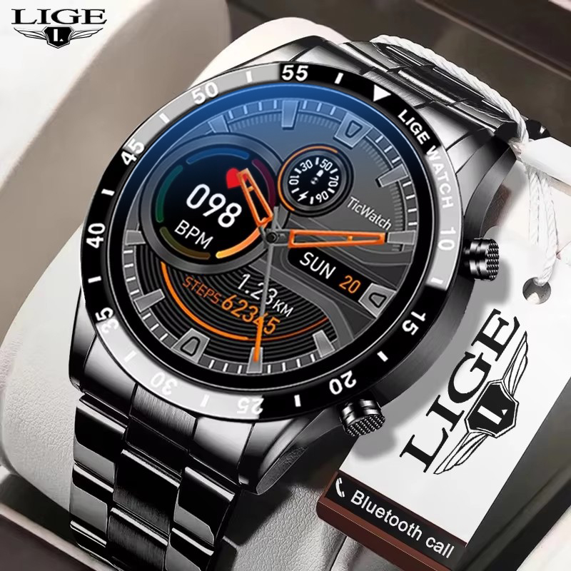 Роскошные стальные умные часы  – обзор и цена Luxury Watch On Wrist