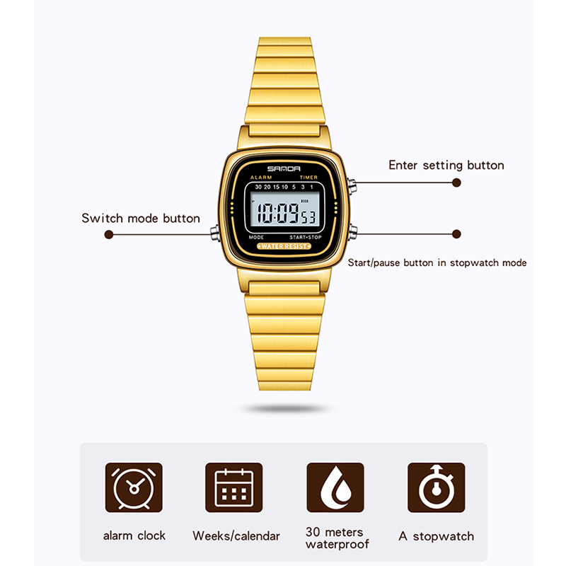SANDA женские золотые классиче – обзор и цена Luxury Watch Zone