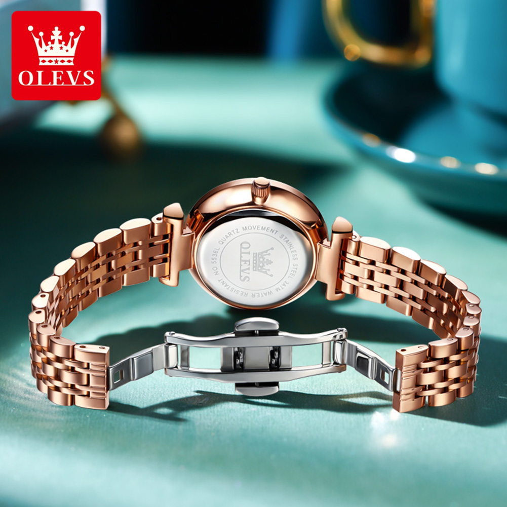 OLEVS 5536 Брендовые красивые  – обзор и цена Luxury Watch Ladies
