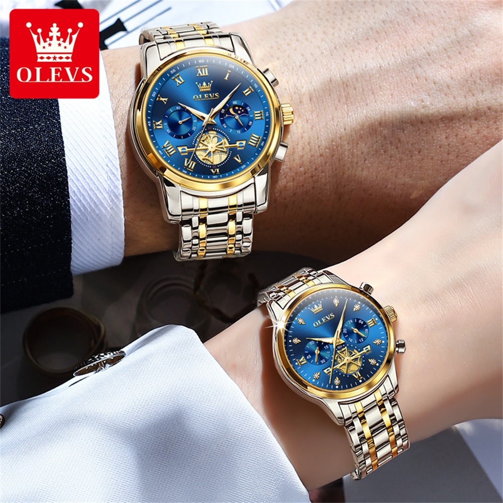 OLEVS Кварцевые часы для пар Э – обзор и цена Luxury Watch Zone
