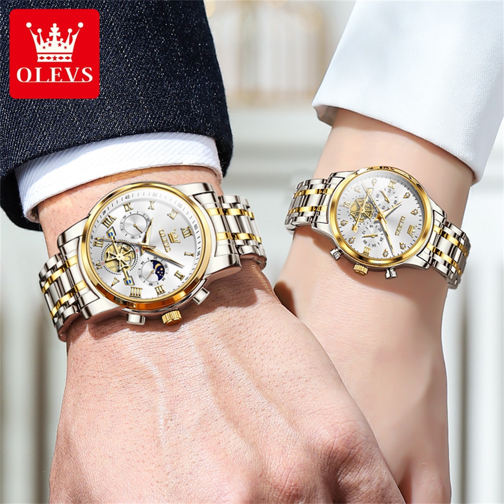 OLEVS Кварцевые часы для пар Э – обзор и цена Luxury Watch Zone
