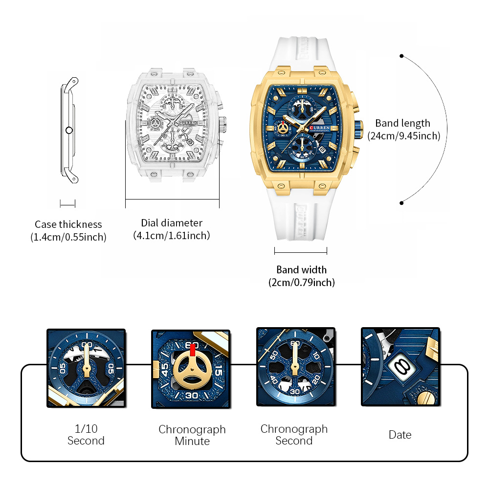 Роскошные винтажные часы CURRE – обзор и цена Luxury Watch Quality