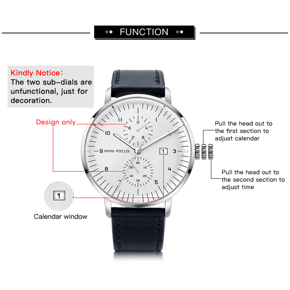 MINI FOCUS Деловые кварцевые м – обзор и цена Luxury Watch On Sale