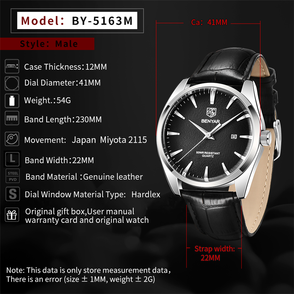 Benyar 5163, лучший бренд, рос – обзор и цена Luxury Watch Name