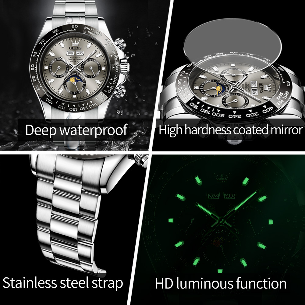 OLEVS 6654 Роскошные мужские ч – обзор и цена Luxury Watch On Sale