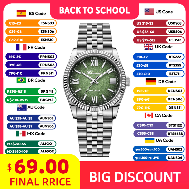 ADDIESDIVE Элегантные женские  – обзор и цена Luxury Watch Women