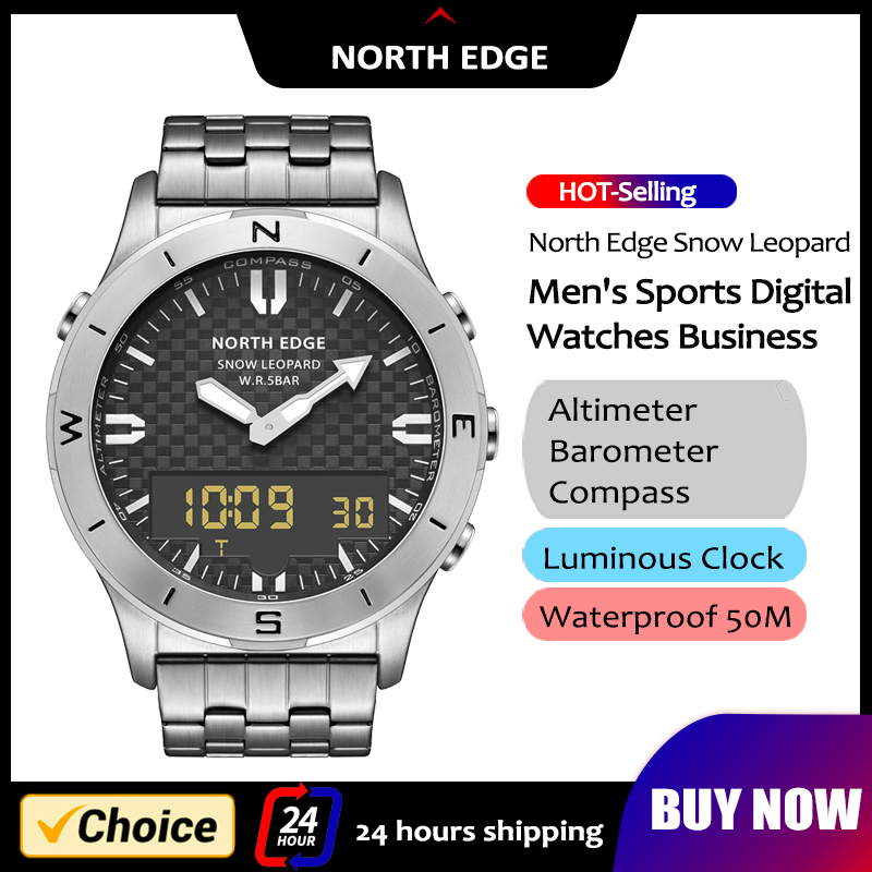 NORTH EDGE мужские спортивные  – обзор и цена Luxury Watch On Wrist